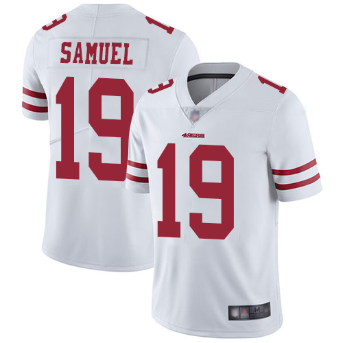 San Francisco 49ers Limited White Men Deebo Samuel Road NFL Jersey 19 Vapor Untouchable